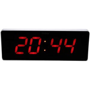 Horloge Murale, Grande Horloge Murale numérique à LED, Horloge de Bureau électronique, Affichage de l'heure ou de la température, pour la Maison, la Salle de Sport, Le Bureau et la(Heure+Minute) - Neuf