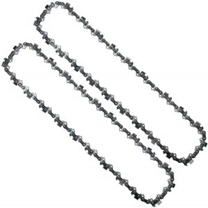 POPU-Lot De 2 Chaînes De Tronçonneuse 30 Cm 3/8"" 1,1 Mm 45 Tg,Chaînes De Tronçonneuse Compatibles Avec Fortxxa 18/30,Chaînes De Tronçonneuse Compatibles Avec Ryobi Ocs1830,Chaîne Pour Dewalt - Neuf