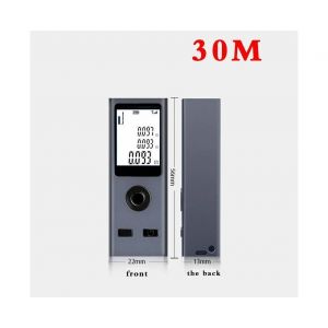 Mini t&eacute;l&eacute;m&egrave;tre laser rechargeable USB, m&egrave;tre ruban de 50 m - Neuf