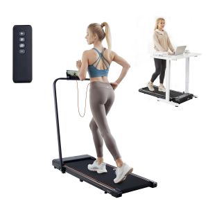 Checarzhn--No1-Tapis De Course Sous Bureau, Tapis De Marche Pliable Et Portable, 2,5 , Vitesse 1-10 Km/H, Capacité De Charge 120 Kg, Avec Poignée, Télécommande Et Écran Led, Pour Maison, Bureau, Gym - Neuf