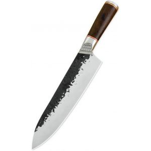 Japonais 8 Pouces Vg10 Acier Damas Couteaux De Cuisine Couteau De Chef Haute Qualit&eacute; Manche En Bois De Rose (Photo 4) - Neuf