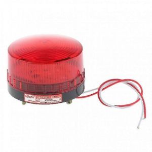 24v toujours allumé rond voyant feu rouge industrie atelier lampe-En stock - Neuf