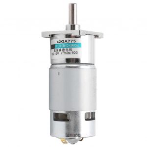 XYONG Moteur a engrenages CC, mini reducteur de vitesse, sens horaire, sens antihoraire, aimant permanent, industrie automatisee, 12 V, XD-42GA, 755, 100 tr/min - Neuf
