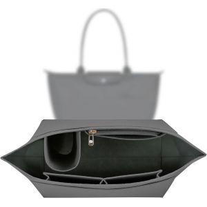 nzqaf-Organiseur pour sac Longchamp L, organiseur de sacs pour Longchamp Pliage L, organiseur de sac à main en feutre multi-poches, organiseur de sac à main pour Longchamp - Neuf