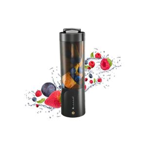 Blender portable &agrave; 6 lames pour milkshakes et smoothies, capacit&eacute; de 450 ml, rechargeable par USB, brosse de nettoyage incluse - Neuf