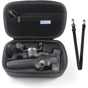 Osmo Mobile 7P Portable PU Leather Storage Bag for DJI Osmo Mobile 7/7P Vlog Combo Gimbal Stabilizer Accessories,Black,OSMO Mobile 7/7P Case,Black,OSMO Mobile 7/7P Case - Neuf