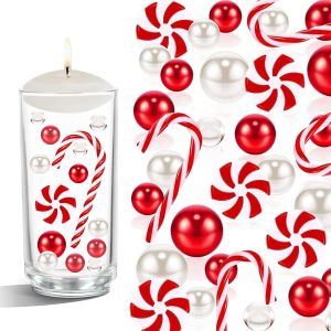ERYI- Bougie Flottante, Cire De Paraffine Blanc, 4.5Cm L X 4.5Cm W X 3Cm H Sans Parfum Lot De 20 - Neuf