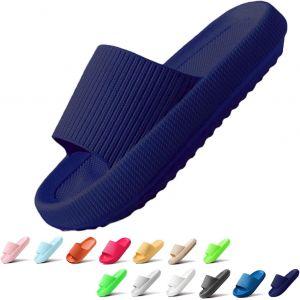 Kalanka-Claquettes Femme Chausson Homme Confortables Pantoufles Semelle Épaisse Eva Cloud Slippers Séchage Rapide Claquette Douche Antidérapant Chaussons De Bain/De Plage - Neuf