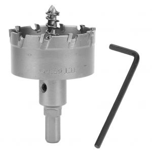 foret long en acier inoxydable pour scie cloche, pour tubes metalliques a parois epaisses, 55 mm - Neuf