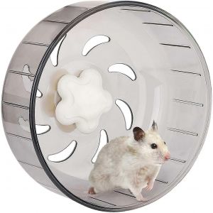 Roue De Course De Hamster Roue En Plastique Acrylique Super Silencieuse Pour Petits Animaux De Compagnie Hamster Cochon D'inde - Neuf