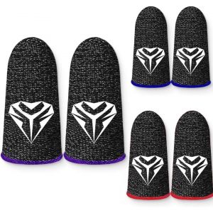 Manchons Pour Doigts Pour Jeux, Téléphone, Mobile Pour Pubg Cod, Anti-Transpiration, Compatibles Avec Les Téléphones De Jeu, Gants Ultra Sensibles[Z428] - Neuf