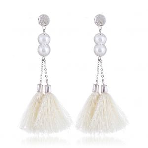 Boucles D'oreilles A Tige Tendance Pour Femmes Et Filles, Accessoires De Decoration A Pompons, Ez1185 - Neuf