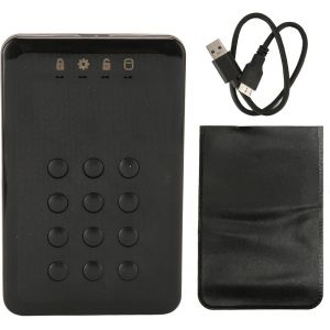CHECARZHN--NO1-Boîtier De Disque Dur Externe Portable Crypté Par Matériel, Authentification Pin, Cryptage En Temps Réel, Usb3.0, Robuste Et Étanche(Pas Un Disque Dur) - Neuf