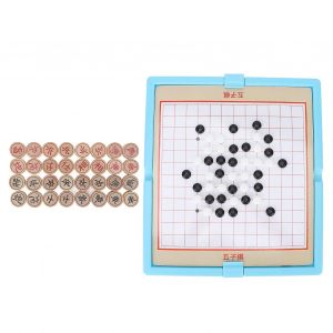 Échiquier Multifonctionnel, Jeu D'échecs Chinois Gobang 2 En 1, Jeu De Société Éducatif Pour Enfants Et Personnes Âgées - Neuf