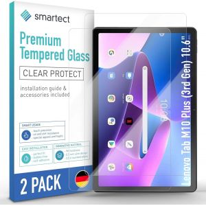 [2 Pieces,Clear] Tempered Glass Screen Protector for Lenovo Tab M10 Plus (3rd Gen) 10.6 Inch,HD Glass Screen Protector,Anti-Scratch,Bubble-Free,9H Hardness,0.3 mm,Ultra Transparent, - Neuf