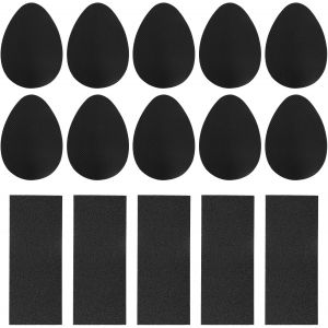 Kalanka-Lot De 5 Paires De Patins Antid&eacute;rapants En Caoutchouc Premium Pour Semelles De Chaussures &iquest; Effet Silencieux, Auto-Adh&eacute;sifs, R&eacute;sistants &Agrave; L'usure &iquest; Protection Des Sols Et R&eacute;duction Des Bruits - Neuf