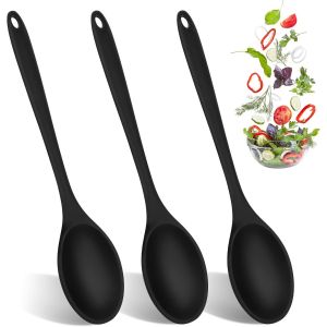 Tianyi-3 Pi&egrave;ces Cuill&egrave;re En Silicone, Cuill&egrave;res En Silicone &Agrave; M&eacute;lange Pour M&eacute;langer P&acirc;tisserie - Neuf