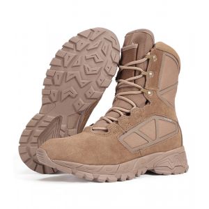 Leopard - Botte Militaire 8' Ultra L&eacute;g&egrave;re | Fermeture Ykk | Semelle Antid&eacute;rapante | Pu 3d | Tailles 36-48 Eu - 44 - Neuf