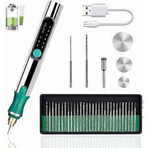 Mini graveur &eacute;lectrique, stylo &agrave; graver, outil rotatif sans fil - Neuf