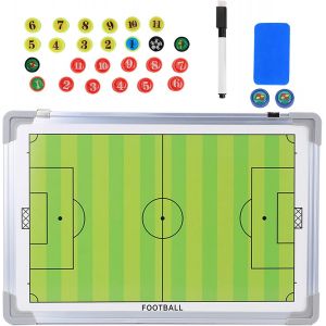 Acdsgd-Tableau Tactique Magn&eacute;tique D'entra&icirc;nement De Football, Tableau Tactique De Football Avec Aimants Et Marqueur, Plaque De Jeu Magn&eacute;tique Suspendue En Alliage D'aluminium - Neuf