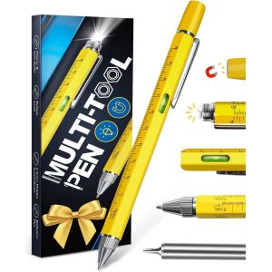 Stylo Multifonction,Calendrier de L'avent Homme Cadeau Noel Stylo Gadget Insolite Utile Cadeau Homme Femme Utile,Idee Cadeau Fete des Peres - Neuf
