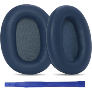 LORANKA-WH-CH710N Coussinets de Rechange compatibles avec Casque Sony WH-CH700N/WH-CH710N/WH-CH720N /WH-XB900N, Oreillettes en Cuir Prot&eacute;in&eacute; Souple et Mousse &agrave; M&eacute;moire de Forme (Bleu) - Neuf