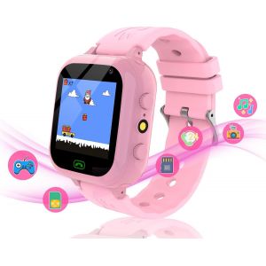 Montre Connect&eacute;e Enfant Avec Carte Sim Montre Telephone Avec Sim Appel Sms Sos 25 Jeux Appareil Photo Podom&egrave;tre R&eacute;veil Montre Connect&eacute;e Avec Carte Sim Cadeaux De No&euml;l Pour Gar&ccedil;ons [MON8300787] - Neuf