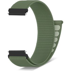 Kal-Bracelet De Montre En Nylon Fabric - 16 Mm, 18 Mm, 19 Mm, 20 Mm, 22 Mm - Fermeture Rapide - Réglable - Respirant - Pour Homme Et Femme - Neuf