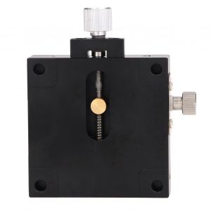 XYONG Plateforme lineaire a deplacement manuel, axe X, alimentation par vis, table coulissante avec echelle 60 x 60 mm / 2,36 x 2,36 pouces - Neuf