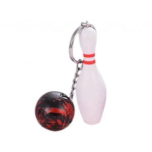 Boule de Bowling Trousseau de cl&eacute;s pour les Amateurs de Sports, en M&eacute;tal robuste Sac &agrave; main Pendentif, Voiture porte-Cl&eacute;s, Sac &agrave; dos, Accessoire - Neuf