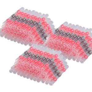 150PCS Connecteur de Fil de Joint de Soudure 22-18 AWG Cosse Thermor&eacute;tractables Souder Connecteur Bout &agrave; Bout Connecteur &agrave; Souder &Eacute;tanche Rouge pour Moto Marine Automobile - Neuf