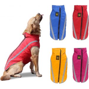 Veste Imperméable Pour Chien De Taille Moyenne Et Grande, Vêtements Pour Chien, Bleu G - Neuf