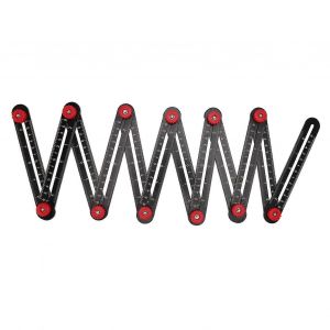 Règle de mesure multi-angle en alliage d'aluminium Localisateur d'ouverture universel Outil de mesure pour la menuiserie Brique Carrelage Bois Verre Pierre Ingénieur en architecture - Neuf