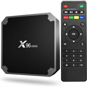 CMWX-X96 Mini IPTV, Android 11.0 Bo&icirc;te TV 2GB/16GB, Box Android TV 4K avec Amlogic S905W2 Quad-Core chipset 64 Bits WiFi 2.4G, 4K HD,H.265 - Neuf