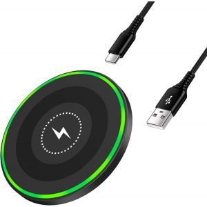 Eryi-Chargeur Induction Iphone, 15w Qi Chargeur Sans Fil Rapide Pour Samsung Galaxy S25 Ultra/S24 Plus/S23 Fe/S22/S21/S20 Iphone 16/15/14/13/12/11 Pro Max Plus Google Pixel 9 Pro 8 7 A 6 Xl Xiaomi 15 - Neuf