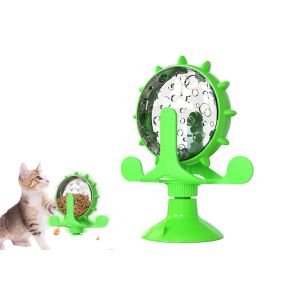 Distributeur De Friandises Rotatif &Agrave; 360&deg; Pour Chats Et Chiens Avec Ventouse - Neuf