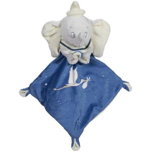 Doudou Mouchoir Dumbo Bleu Gris Disney Baby Jouet Enfant Bebe Peluche Soft Toy Baby Comforter Night - Neuf