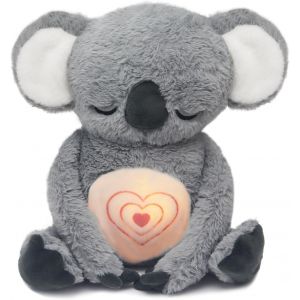 Peluche Loutre Koala Qui Respire Doudou Loutre Calin Koala Relaxant Qui Respire La Loutre Qui Respire Avec Lumi&egrave;res Musicales Et Mouvement De Respiration Rythmique - Neuf