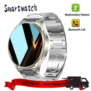 2025 Nouvelle Montre Intelligente D'Affaires Hommes 1.32 "Pouces Bluetooth Appel Fitness Tracker Intelligent Portable Femmes Sans Fil Appel Montre Android Ios.Clair. - Neuf