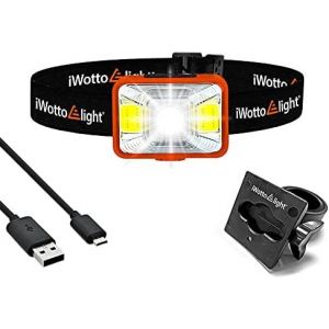 Nsiecd-Lampe Frontale Led Usb Rechargeable Avec Sangle Ajustable Et Support Pour V&eacute;lo - Haute Puissance Et 5 Modes - &Eacute;tanche Et R&eacute;sistante &Agrave; La Poussi&egrave;re - Course &Agrave; Pied, P&ecirc;che, Cyclisme - Neuf