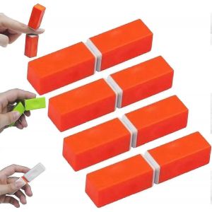 Lot de 4 briques magn&eacute;tiques, blocs de construction anti-stress, mini-blocs cadeaux-Style masculin - Neuf