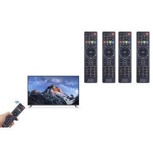 Lot de 4 t&eacute;l&eacute;commandes universelles pour t&eacute;l&eacute;viseurs LG, Samsung, TCL, Philips, Vizio et Sharp - Neuf