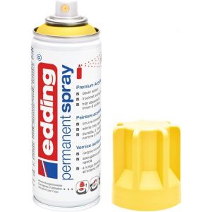 Jaune Trafic Mat-200 Ml-Peinture Acrylique Pour Peindre Ou Décorer Verre,Métal,Bois,Céramique,Plastique,Toile-Peinture Acrylique En Aérosol.[O3] - Neuf