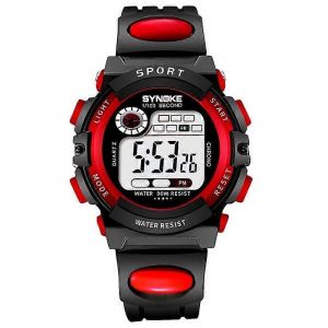 Synoke 99269 Montre Numérique Étanche Pour Enfants De Sport, Couleur : Petit (Rouge) - Neuf