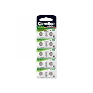 Pack de 10 piles Camelion Alcaline AG2 0% Mercury/Hg - Neuf