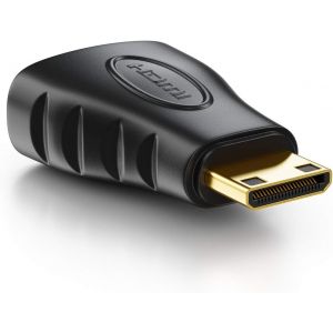 Adaptateur Hdmi Vers Mini Hdmi - Femelle Hdmi Vers Prise Mini Hdmi Adaptateur Vid&eacute;o 1920X1200 Full Hd 1080P - Noir[Z195] - Neuf