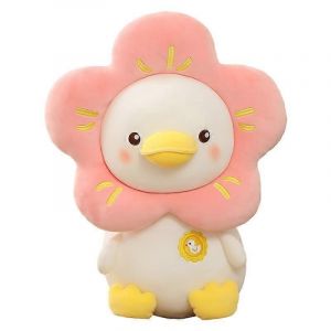 Mignon Petit Canard Petit Canard Jaune Jouet Grand Canard Jaune En Peluche Poupée Canard Canard Oreiller De Couchage Poupée Pour Enfants Poupée De Chiffon-Rose - Neuf