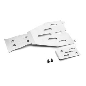 Plaque de protection en acier inoxydable pour TRAXXAS1/10 FORD F-150 RAPTOR - Neuf