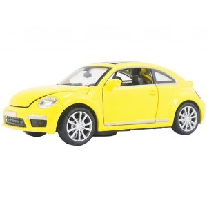 VB32113-1 1:32 Highly Simulation Electric Car Model Toy for Children with Light Sound (Yellow) - Neuf