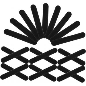 Letnerny-Lot De 100 Cintres Antidérapants - Avec Clips - Cintres À Pantalons Avec Clips - Porte-Vêtements Pour Suspendre Des Vêtements - Ruban À Tapis - Cintres Double Face - Neuf